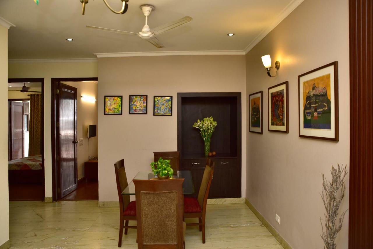 2Bhk Comfortable Furnished Serviced Apartments In Hauz Khas - Woodpecker Apartments Nova Deli Exterior foto